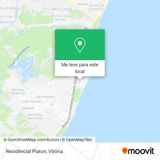 Residêncial Platon mapa