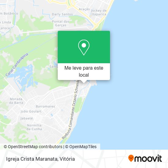 Igreja Crista Maranata mapa