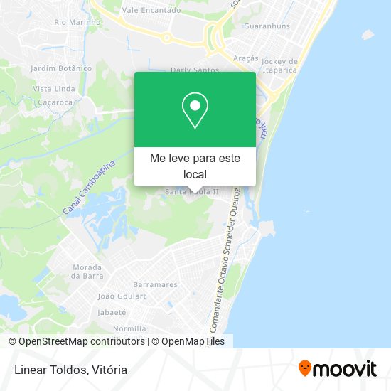 Linear Toldos mapa