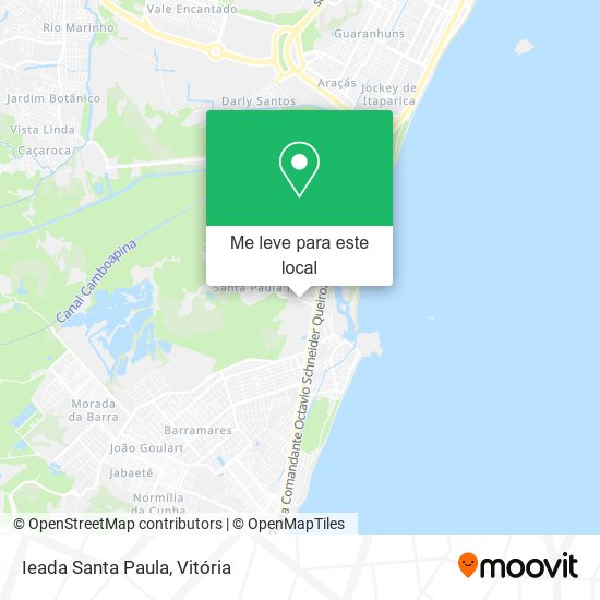 Ieada Santa Paula mapa