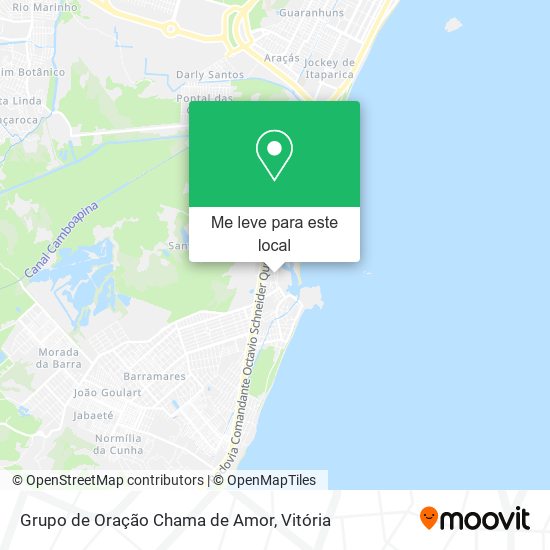 Grupo de Oração Chama de Amor mapa