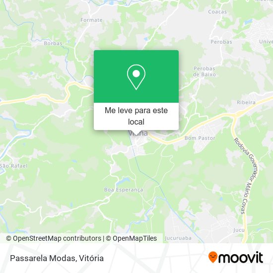 Passarela Modas mapa