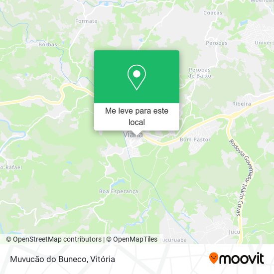 Muvucão do Buneco mapa