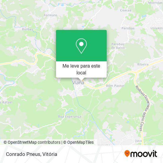 Conrado Pneus mapa