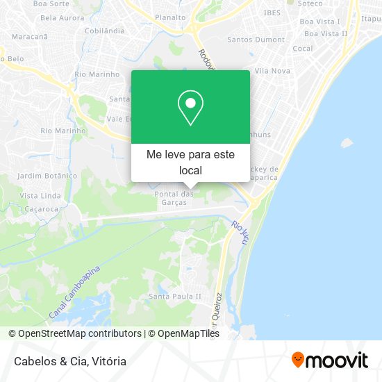 Cabelos & Cia mapa
