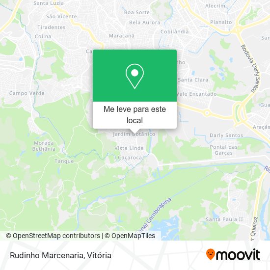 Rudinho Marcenaria mapa
