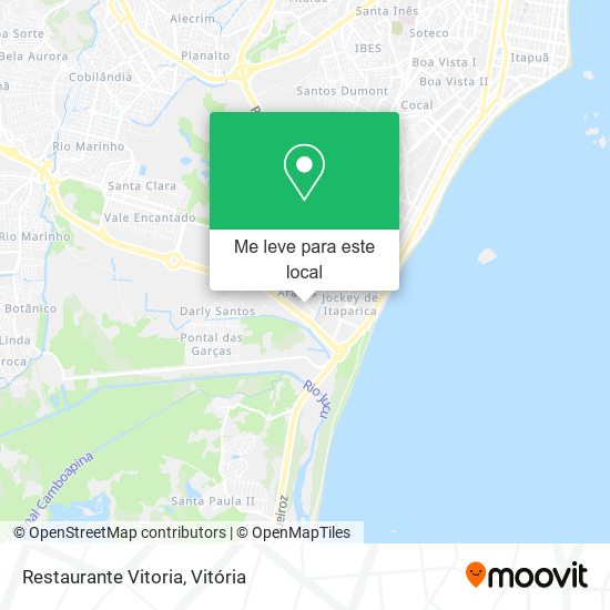 Restaurante Vitoria mapa
