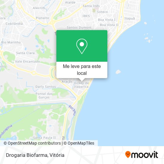 Drogaria Biofarma mapa
