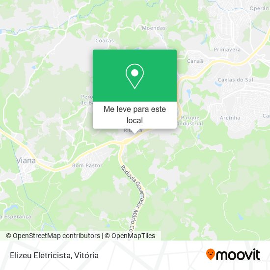 Elizeu Eletricista mapa