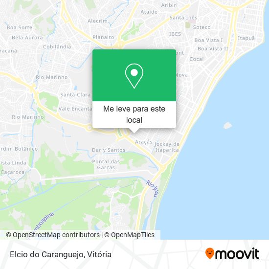 Elcio do Caranguejo mapa