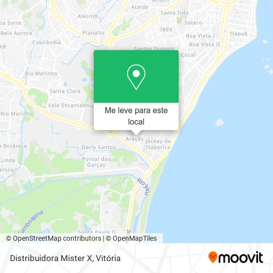 Distribuidora Mister X mapa