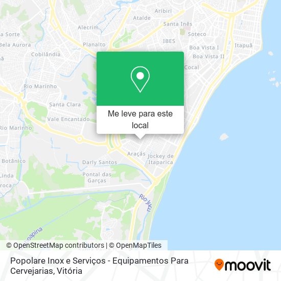 Popolare Inox e Serviços - Equipamentos Para Cervejarias mapa
