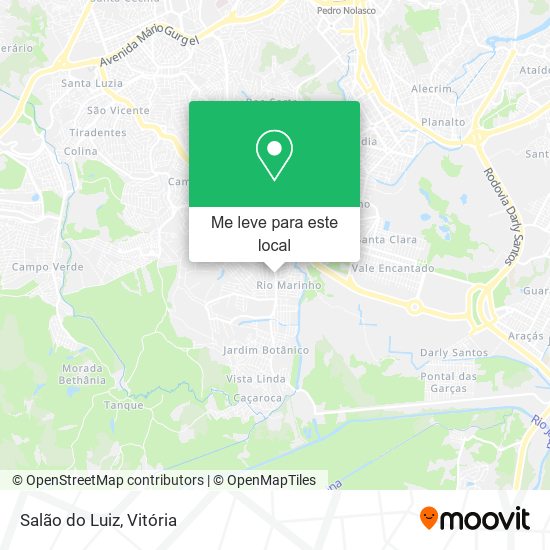 Salão do Luiz mapa