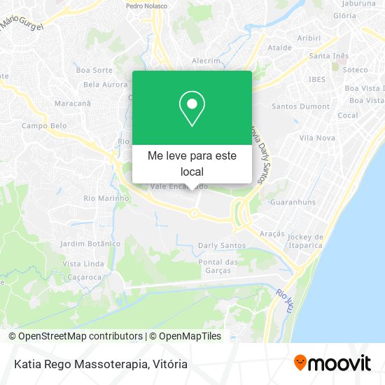 Katia Rego Massoterapia mapa
