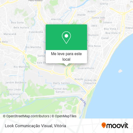 Look Comunicação Visual mapa