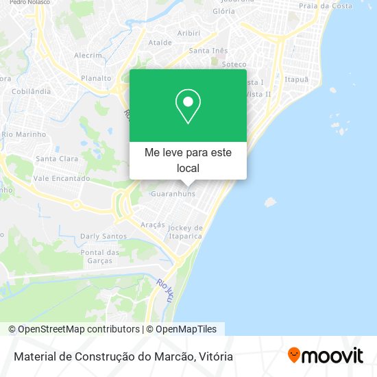 Material de Construção do Marcão mapa