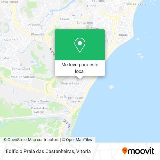 Edifício Praia das Castanheiras mapa