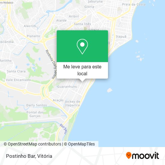Postinho Bar mapa