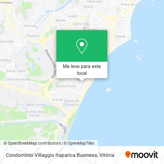Condomínio Villaggio Itaparica Business mapa