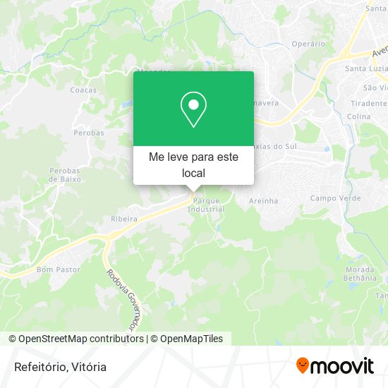 Refeitório mapa