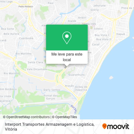 Interport Transportes Armazenagem e Logística mapa