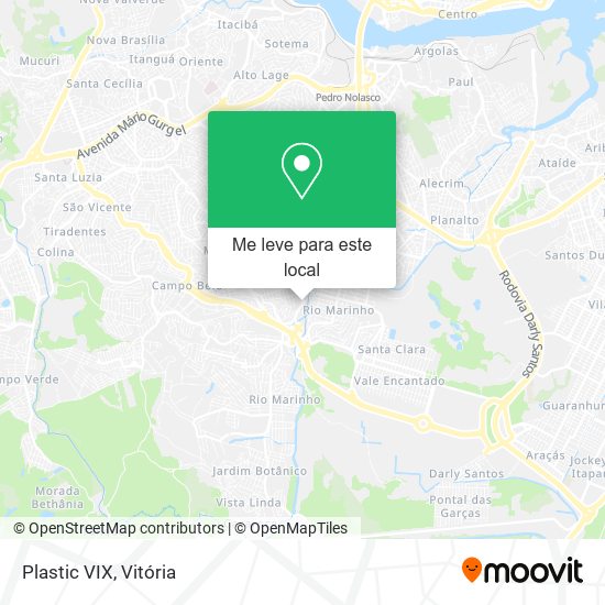 Plastic VIX mapa