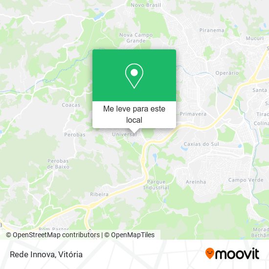Rede Innova mapa