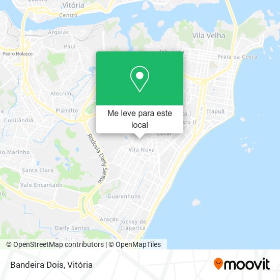 Bandeira Dois mapa