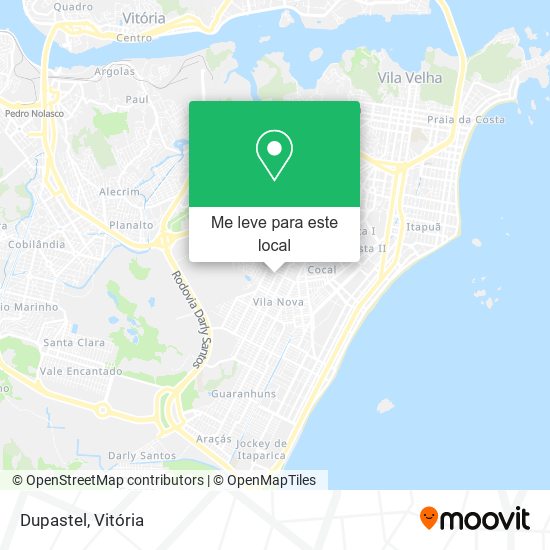 Dupastel mapa