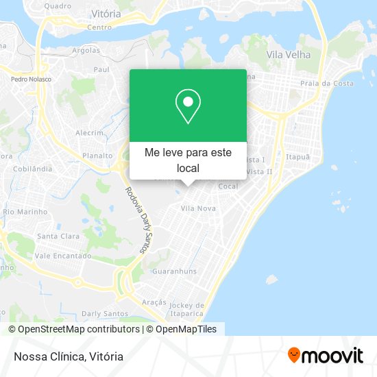 Nossa Clínica mapa