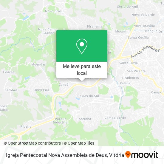 Igreja Pentecostal Nova Assembleia de Deus mapa