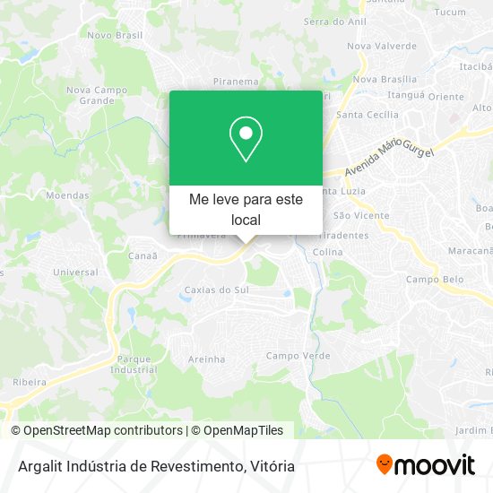 Argalit Indústria de Revestimento mapa