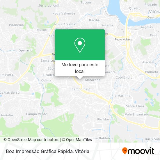 Boa Impressão Gráfica Rápida mapa