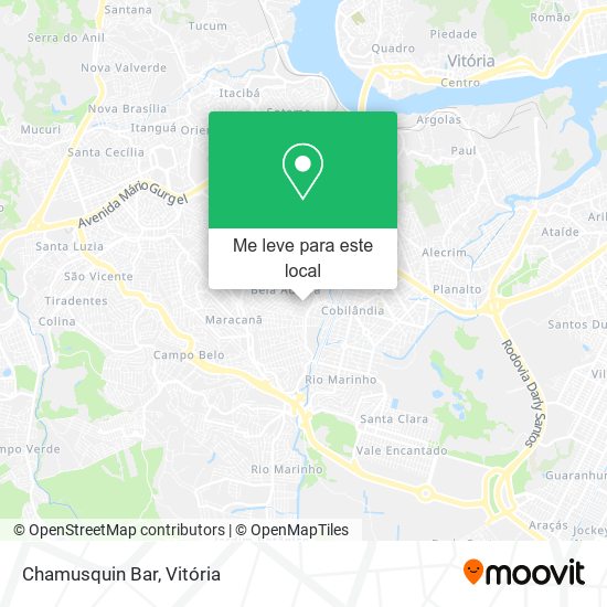 Chamusquin Bar mapa