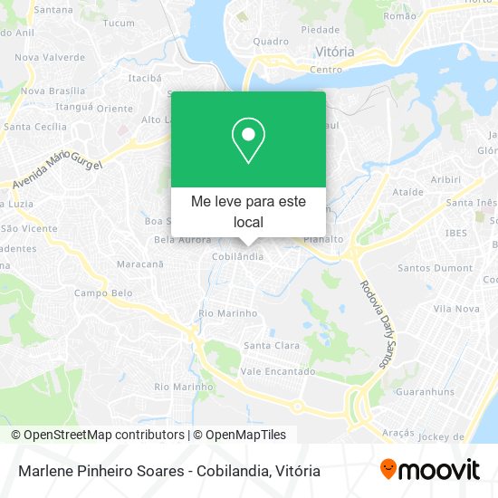 Marlene Pinheiro Soares - Cobilandia mapa