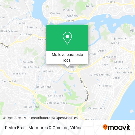 Pedra Brasil Marmores & Granitos mapa