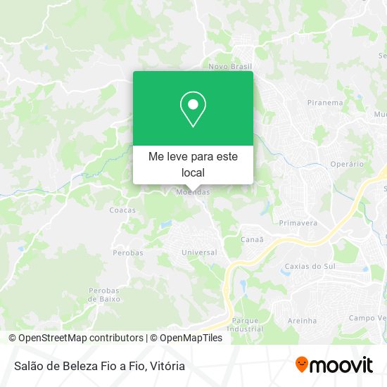 Salão de Beleza Fio a Fio mapa