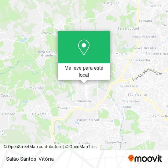 Salão Santos mapa