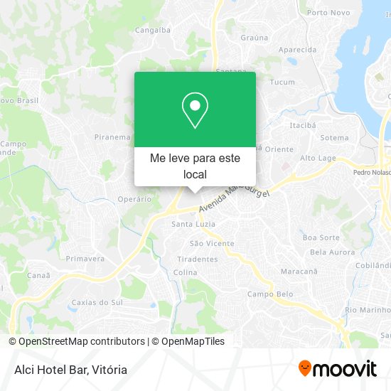 Alci Hotel Bar mapa