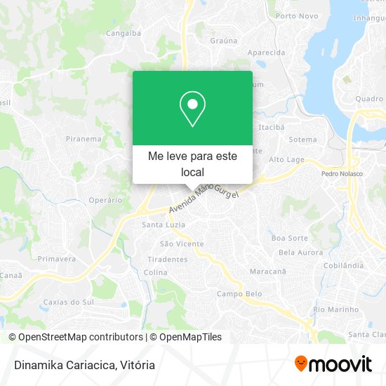 Dinamika Cariacica mapa