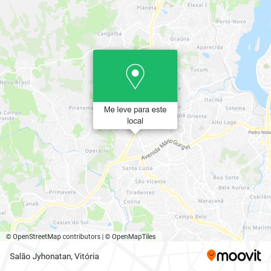 Salão Jyhonatan mapa