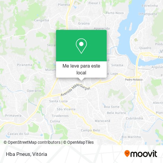 Hba Pneus mapa