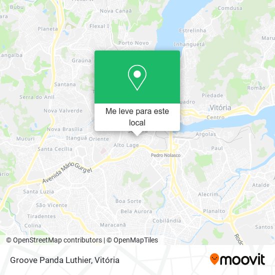 Groove Panda Luthier mapa