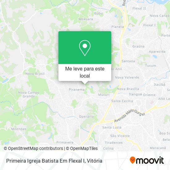 Primeira Igreja Batista Em Flexal I mapa