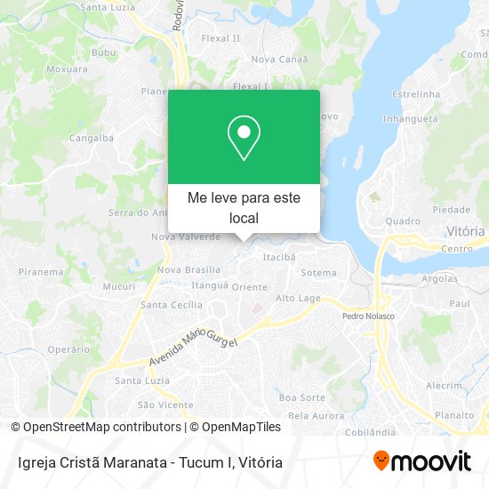 Igreja Cristã Maranata - Tucum I mapa