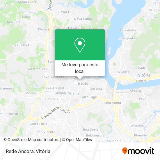 Rede Ancora mapa