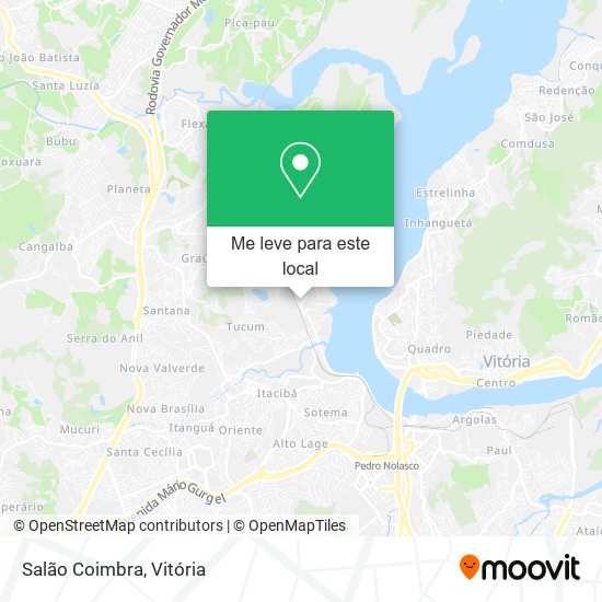Salão Coimbra mapa