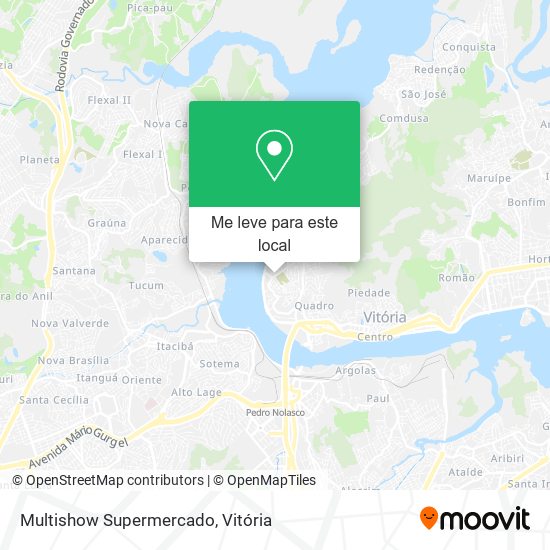 Multishow Supermercado mapa
