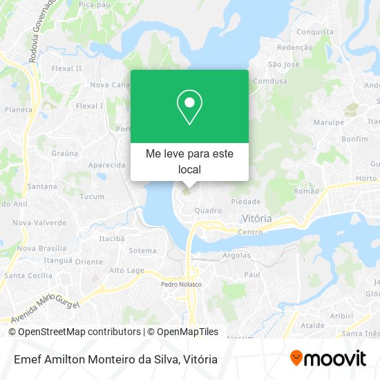 Emef Amilton Monteiro da Silva mapa