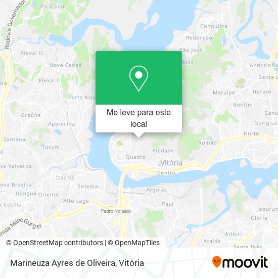 Marineuza Ayres de Oliveira mapa